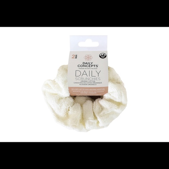 Daily concepts organic cotton scrunches-2 pack - Picture 1 of 5